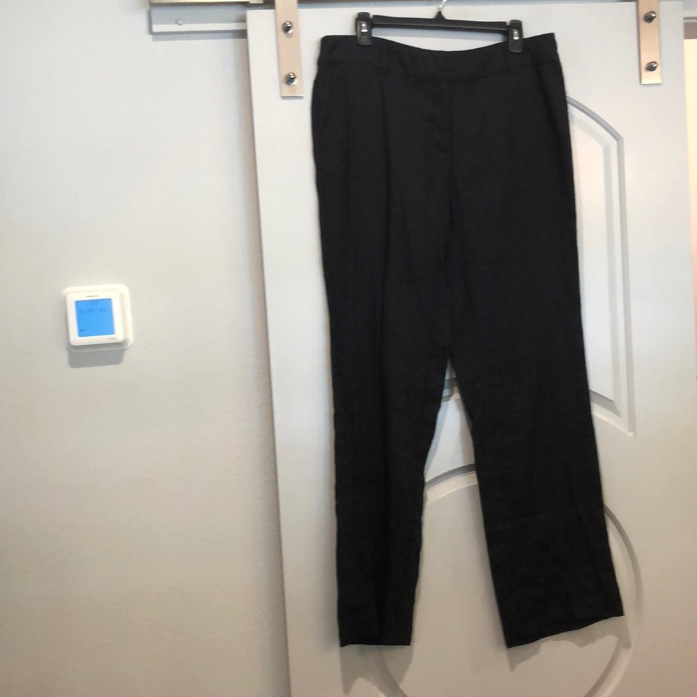 H&M black linen pants. NWT!
